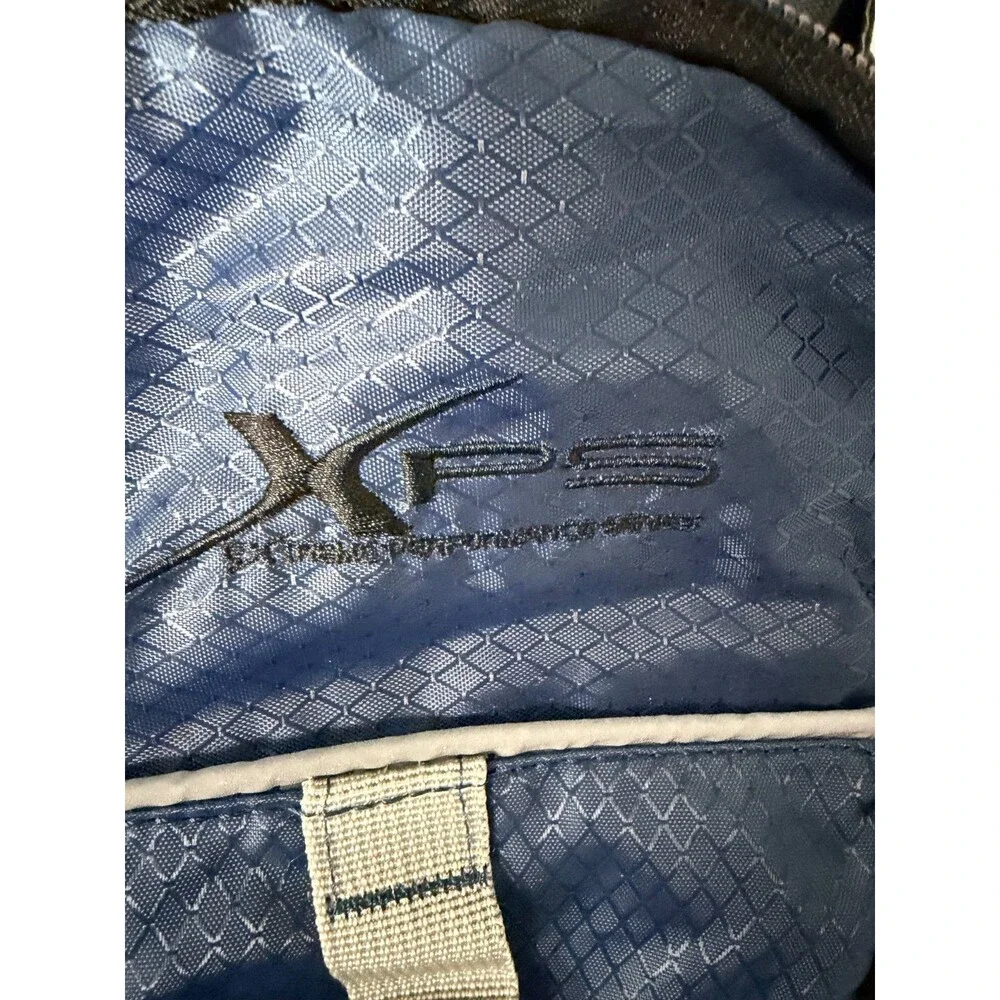 XPS Hydration Backpack Hiking Day Pack Blue Black w Water Bladder Camping